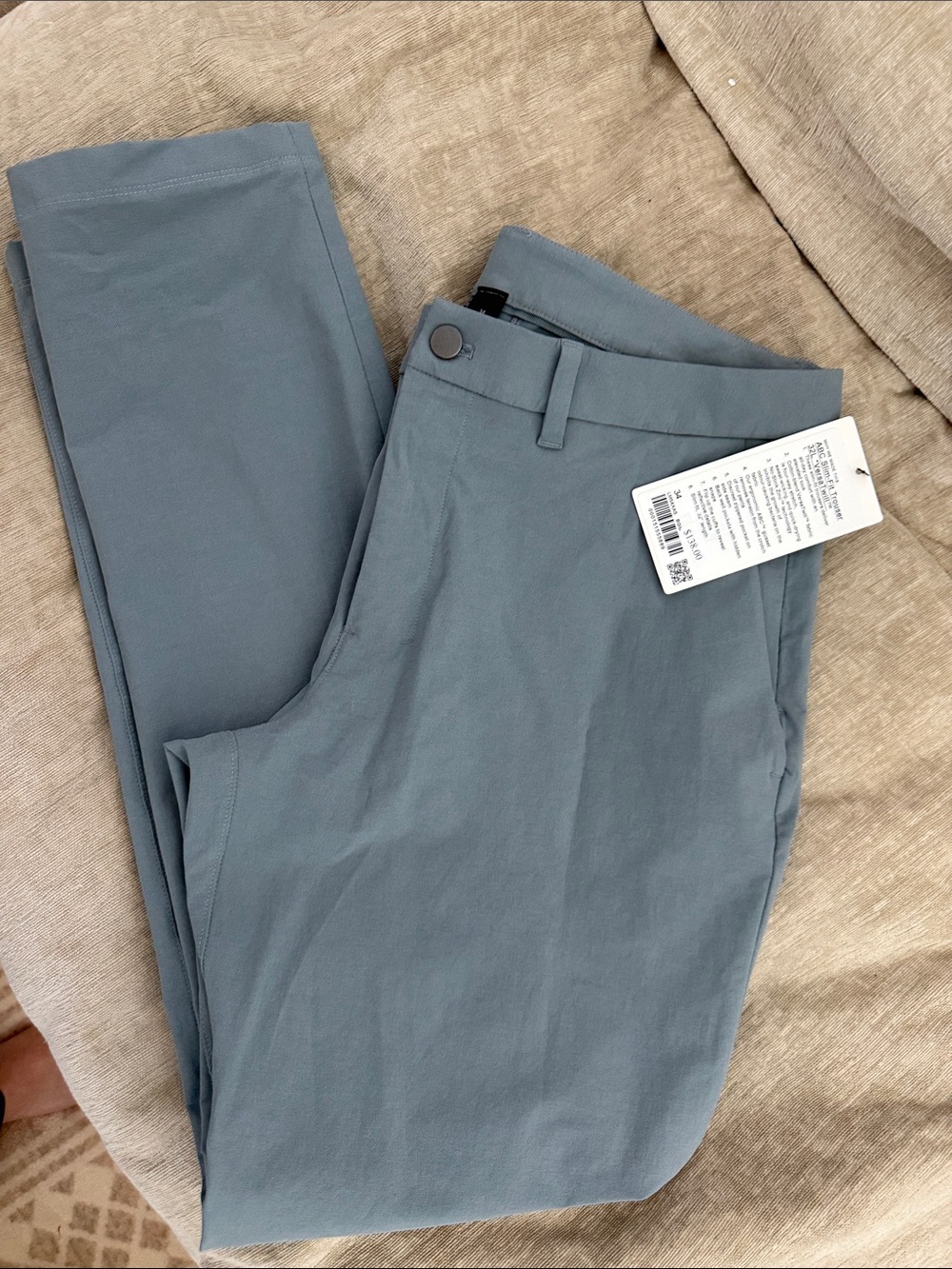 lululemon athletica Men's ABC Slim Fit Trouser - Slate Teal